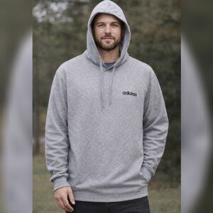 Adidas Mens XL Essential Cotton Jersey Hoodie Pullover NWT